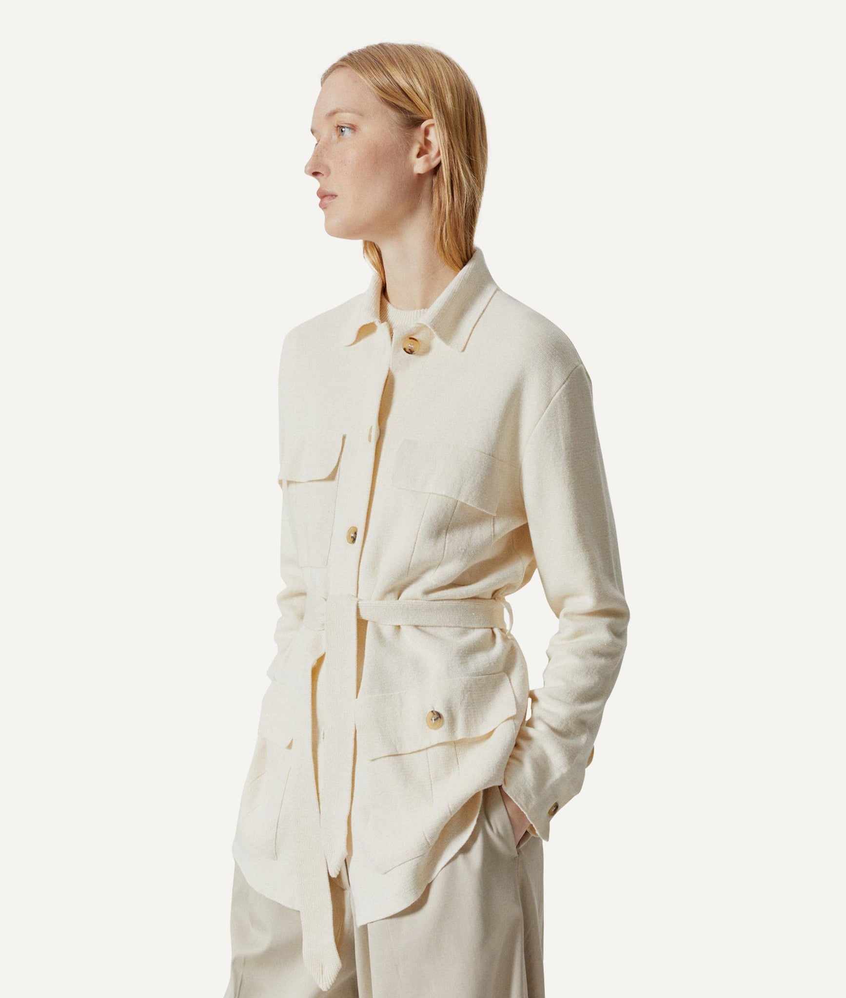 The Linen Cotton Sahariana Jacket