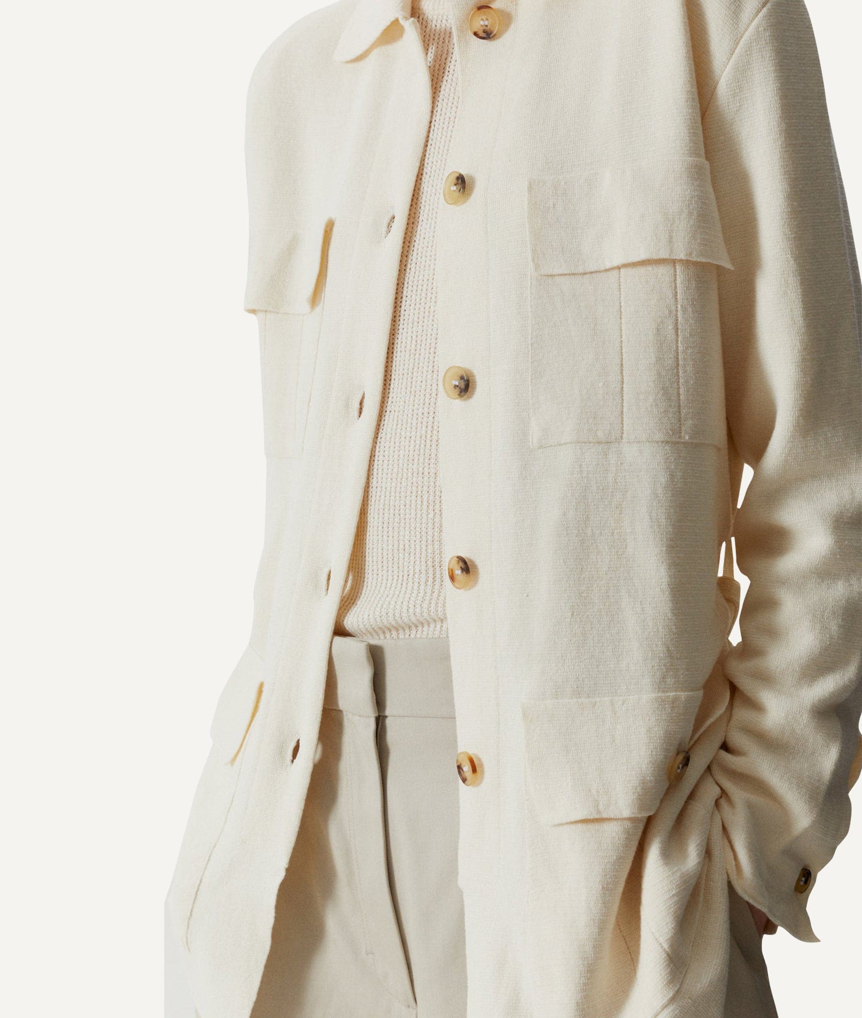 The Linen Cotton Sahariana Jacket