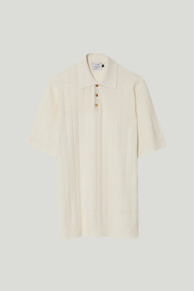 Milk White | The Linen Cotton Vintage Polo