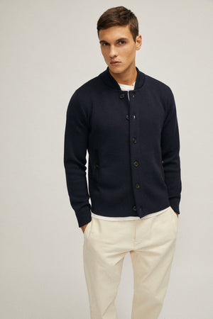 Oxford Blue | The Merino Wool Bomber