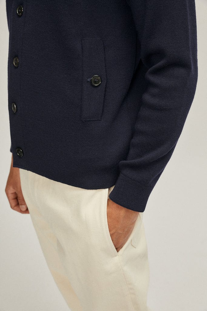 Oxford Blue | The Merino Wool Bomber