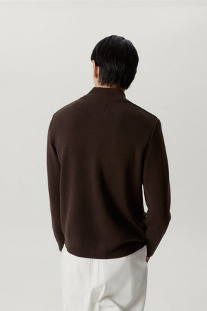 Mocha Brown | The Merino Wool Bomber