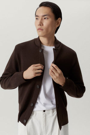 Mocha Brown | The Merino Wool Bomber