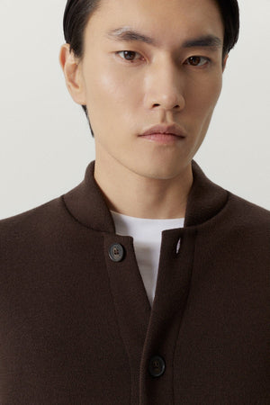 Mocha Brown | The Merino Wool Bomber