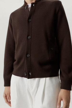 Mocha Brown | The Merino Wool Bomber