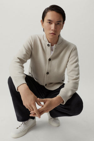 Pearl | The Merino Wool Bomber