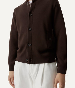 The Merino Wool Bomber - Oxford Blue / S