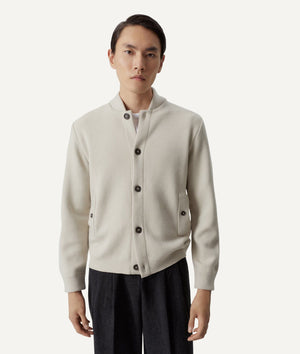 The Merino Wool Bomber - Oxford Blue / S