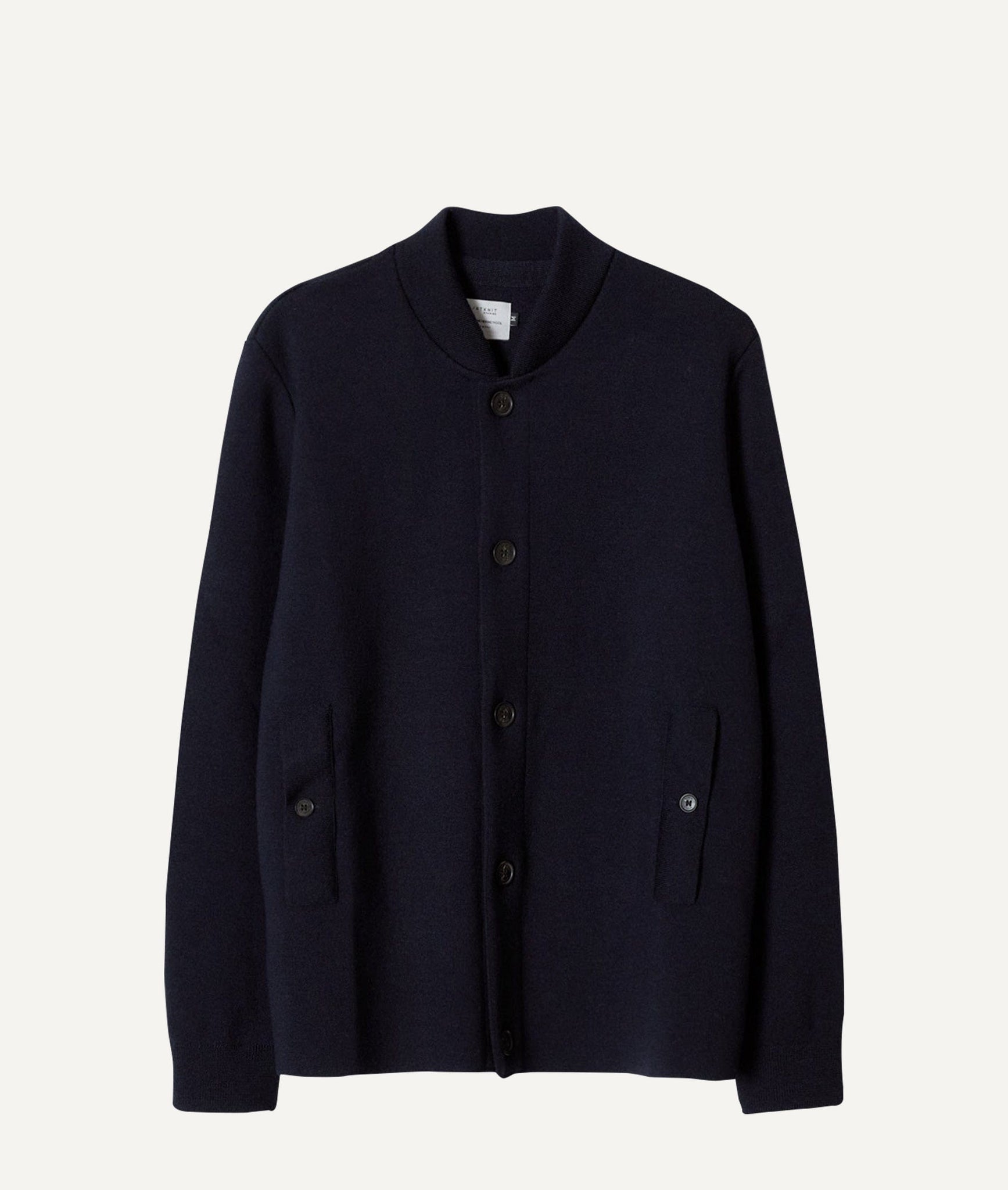 The Merino Wool Bomber - Oxford Blue / S
