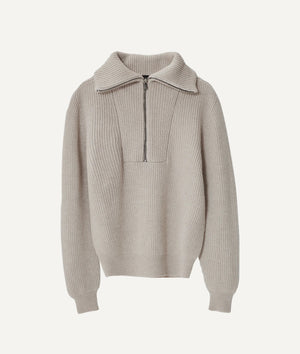 The Merino Wool Half-zip Sweater