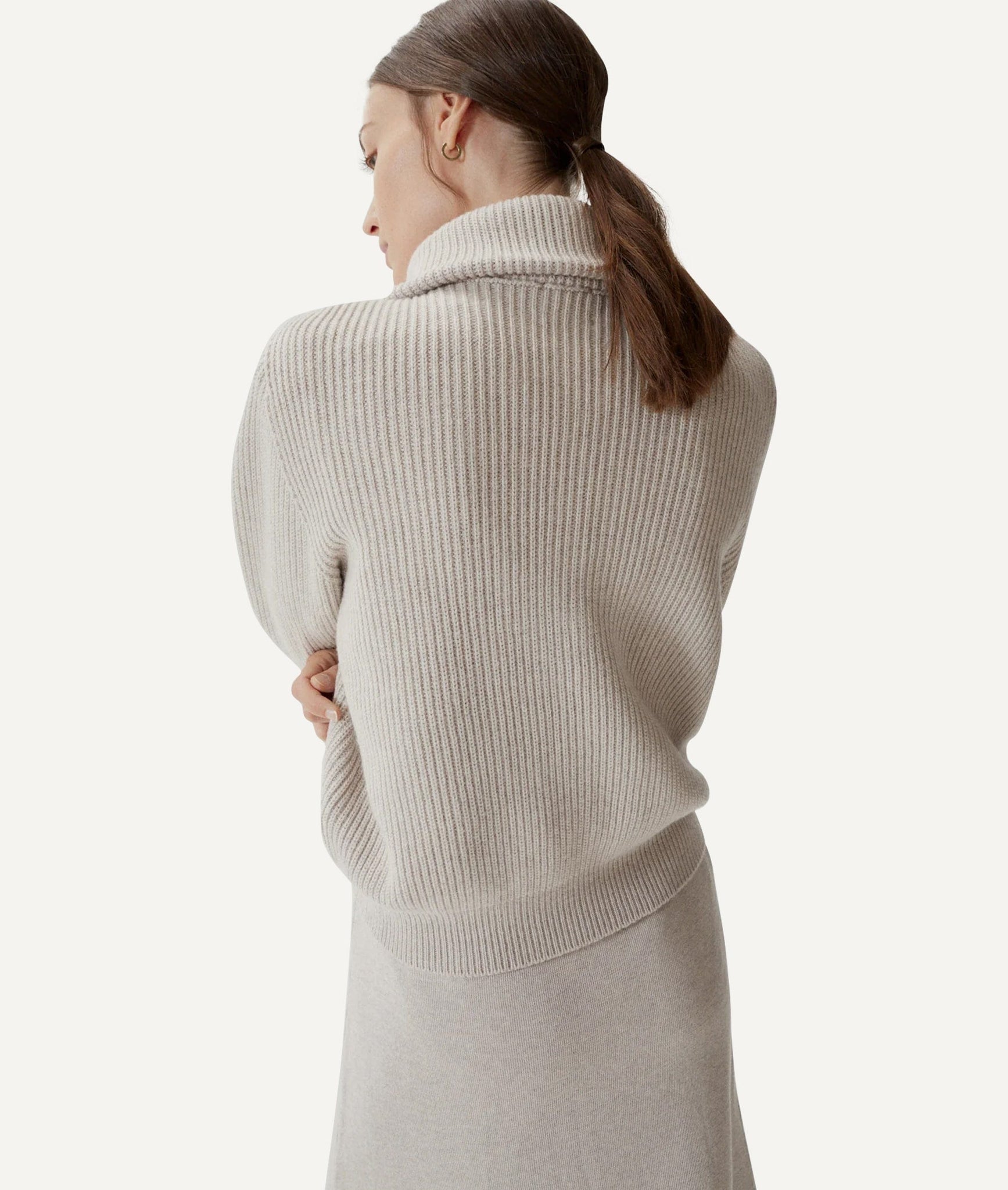 The Merino Wool Half-zip Sweater