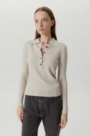 Pearl | The Merino Wool Knit Polo