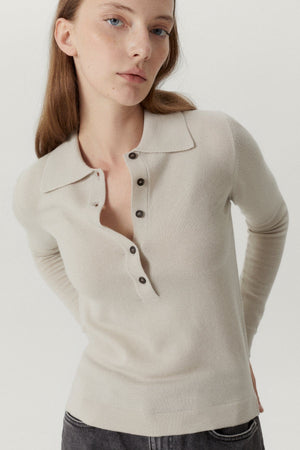 Pearl | The Merino Wool Knit Polo