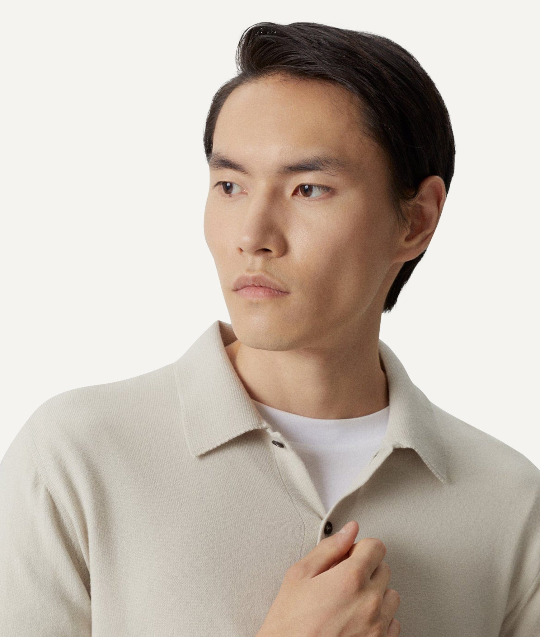 The Merino Wool Knit Shirt - Oxford Blue / M