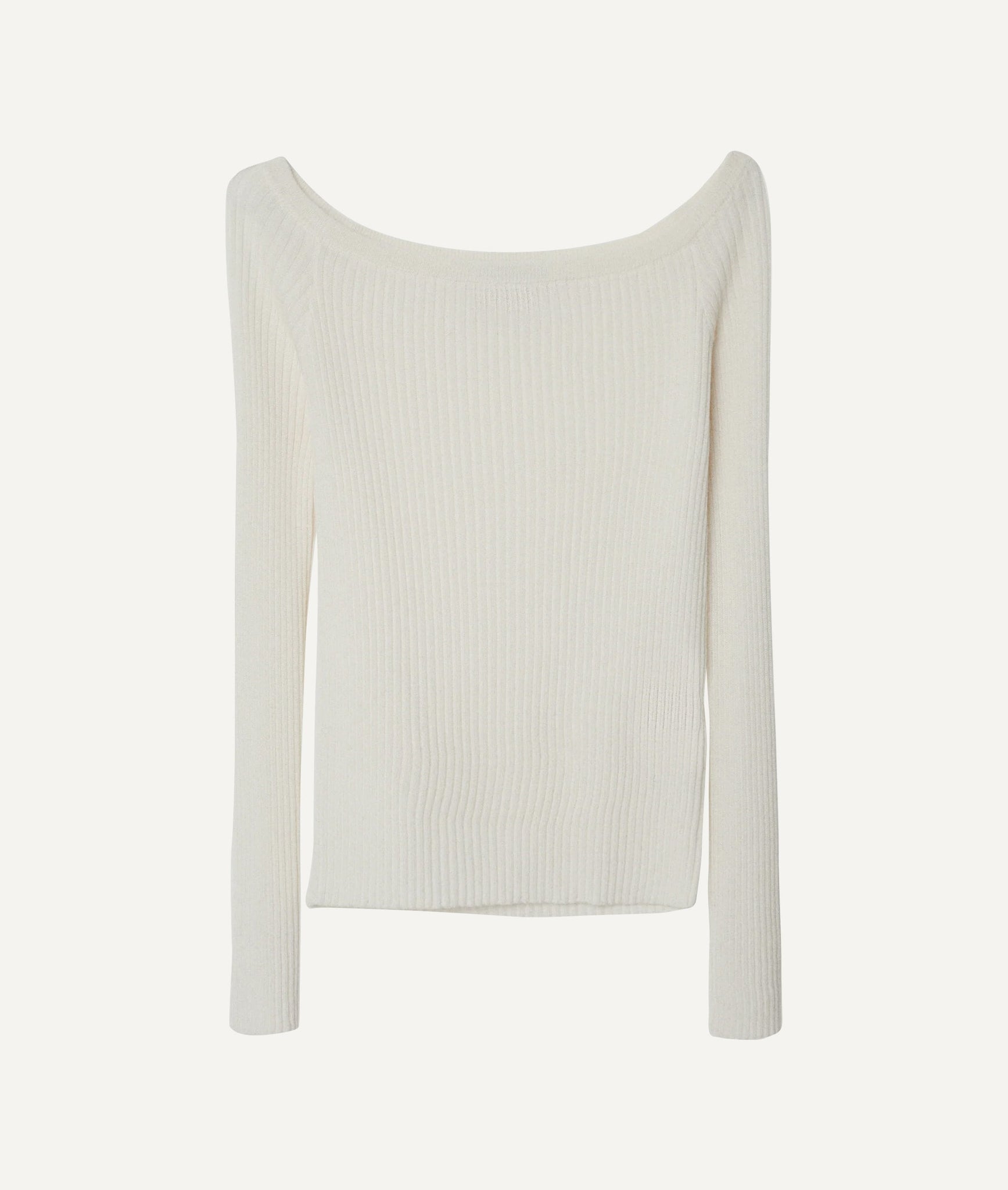 The Merino Wool Off-the-shoulder Top