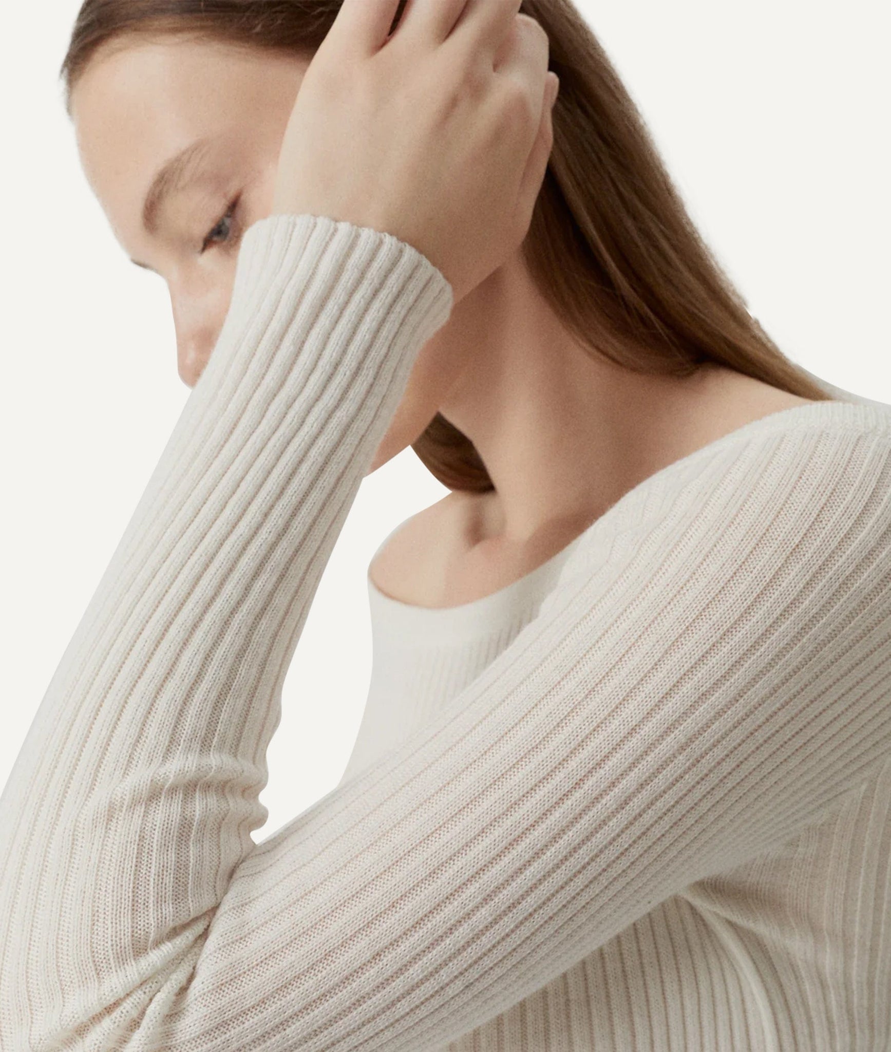 The Merino Wool Off-the-shoulder Top