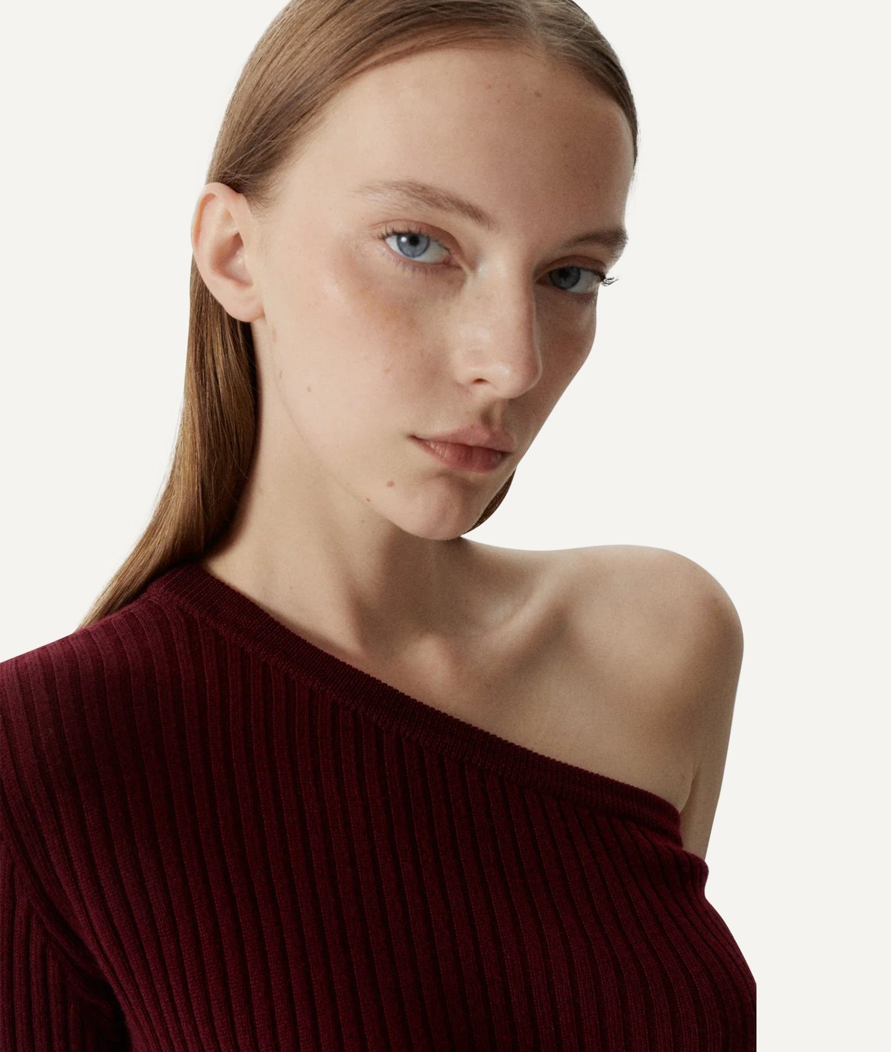 The Merino Wool One-Shoulder Top