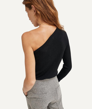 The Merino Wool One-Shoulder Top