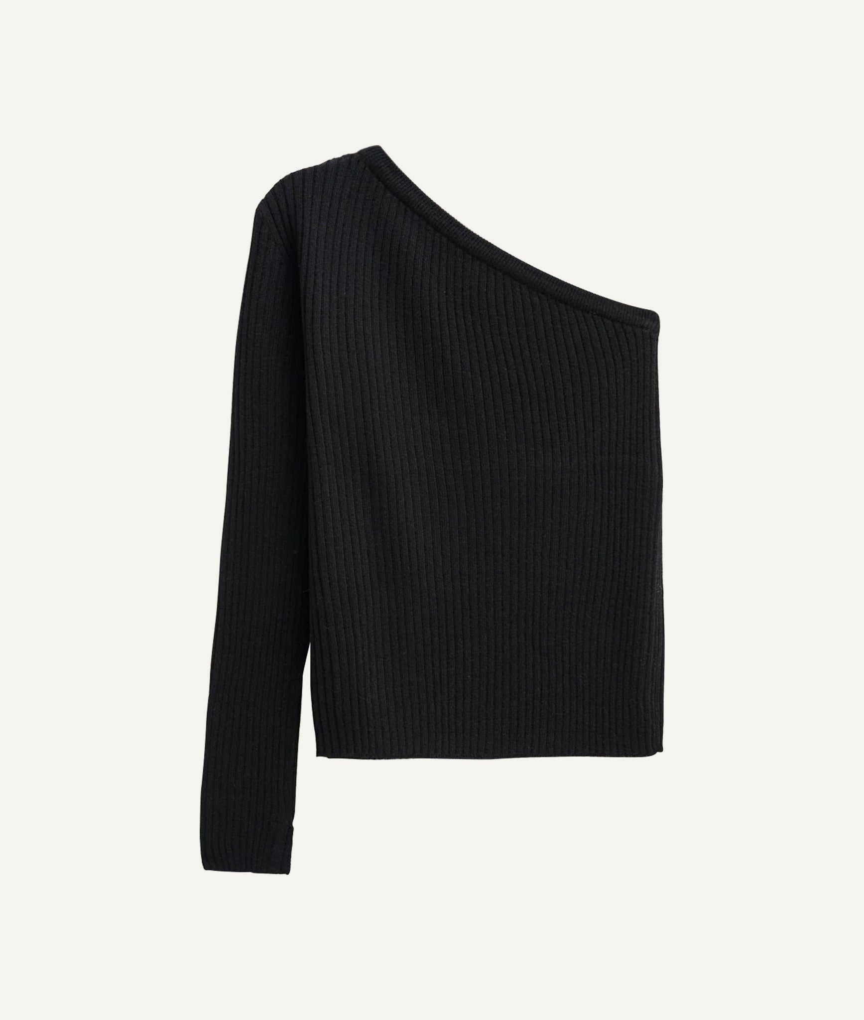 The Merino Wool One-Shoulder Top