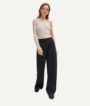 The Merino Wool One-Shoulder Top