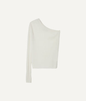 The Merino Wool One-Shoulder Top