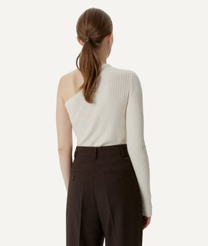 The Merino Wool One-Shoulder Top