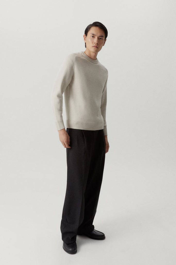 Pearl | The Merino Wool Saddle Shoulder Sweater