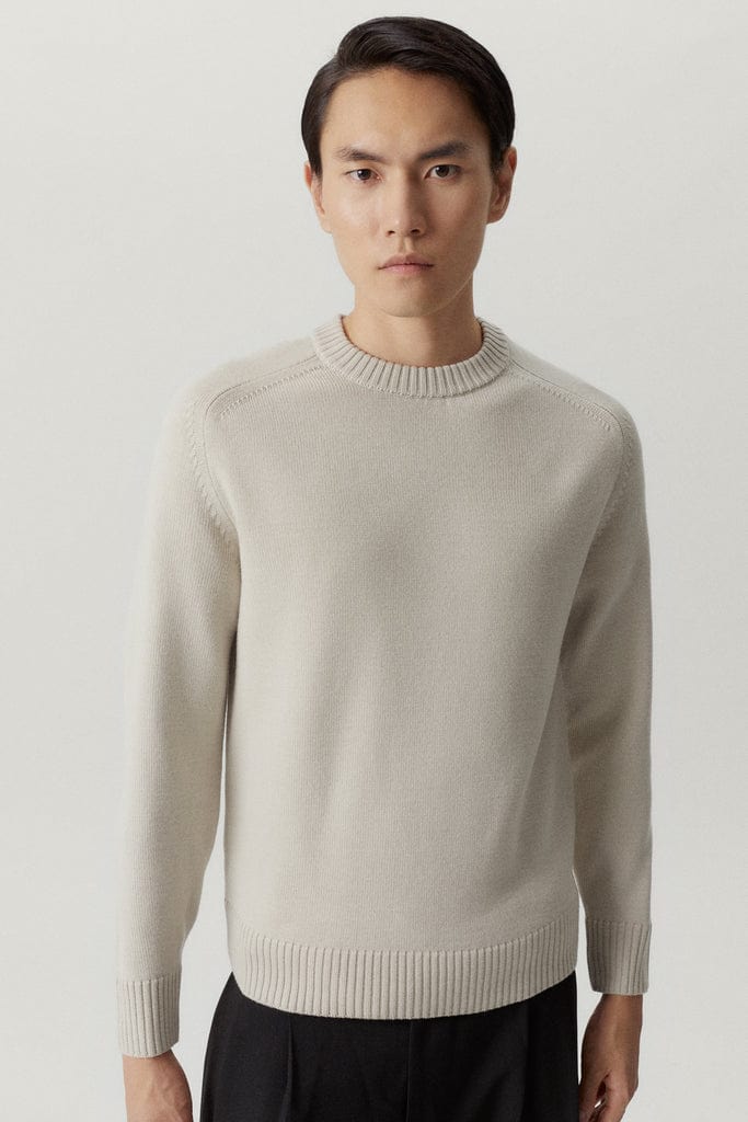 Pearl | The Merino Wool Saddle Shoulder Sweater