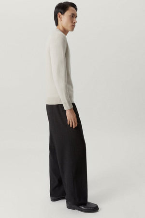 Pearl | The Merino Wool Saddle Shoulder Sweater