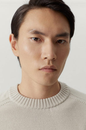 Pearl | The Merino Wool Saddle Shoulder Sweater