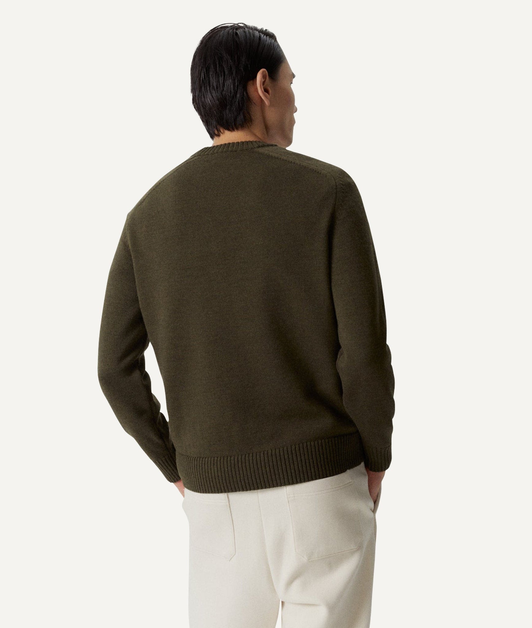 The Merino Wool Saddle Shoulder Sweater