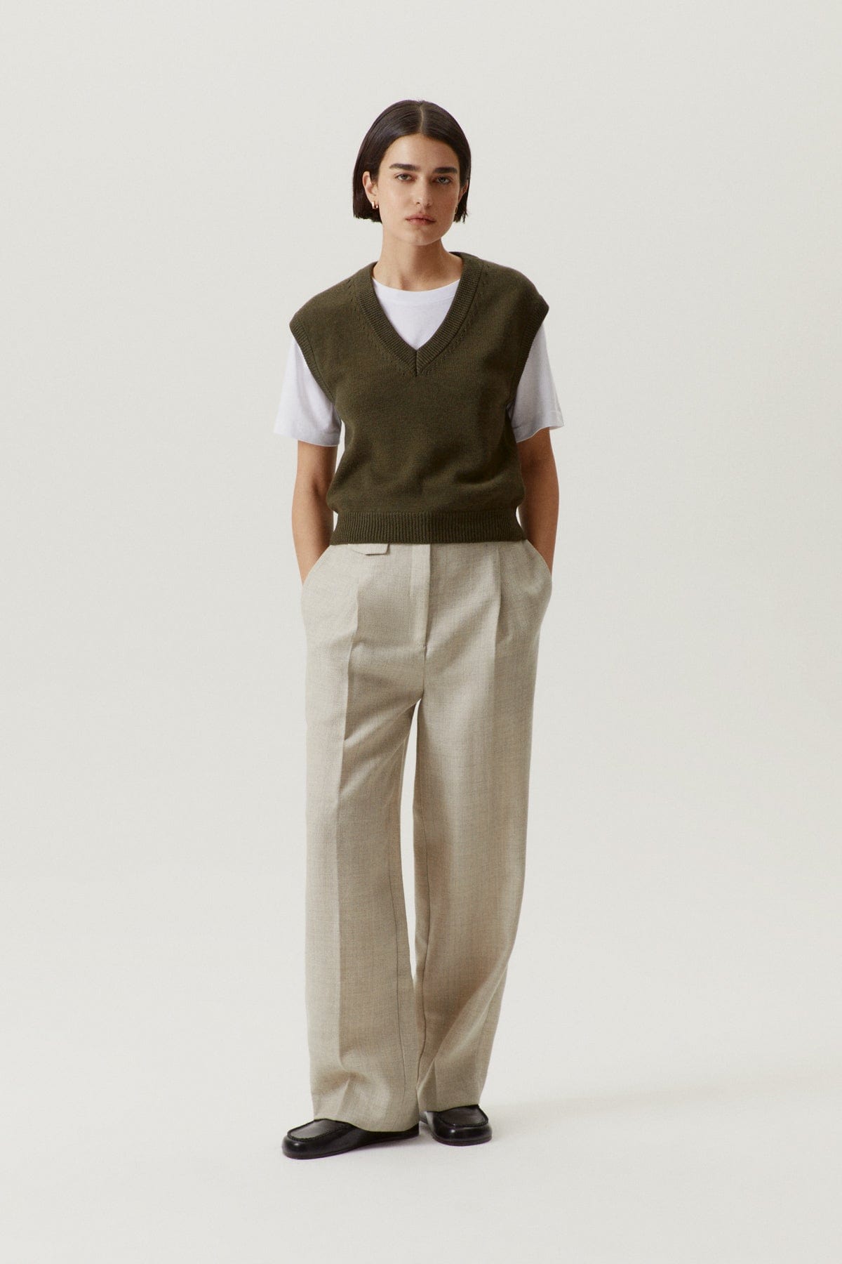 Military Green | The Merino Wool Vest