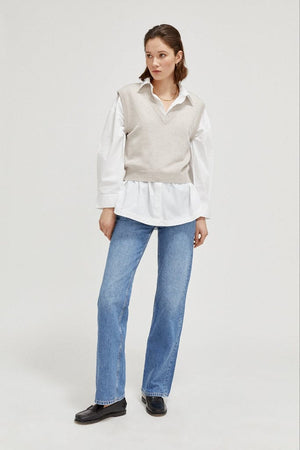 Greige | The Merino Wool Vest
