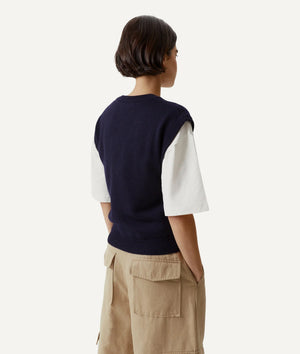 The Merino Wool Vest - Greige / M