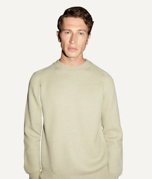 The Natural Dye Crewneck Sweater - Indigo Blue / M