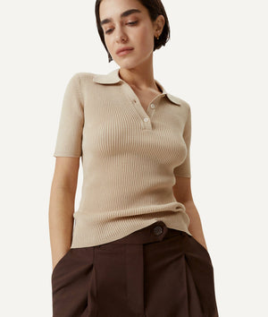 The Organic Cotton Ribbed Polo