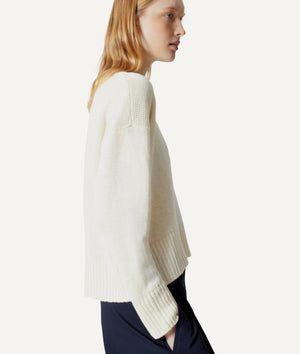 The Pure Linen Boxy Crewneck