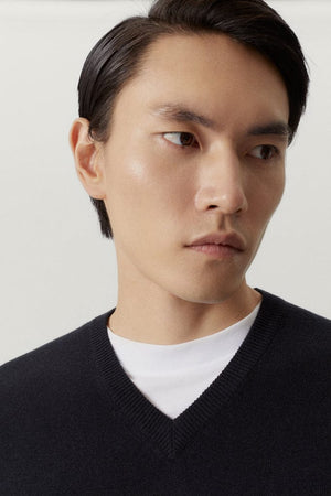 Midnight Blue | The Ultrasoft V-Neck Sweater