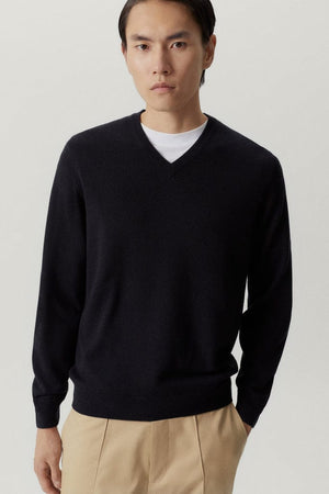 Midnight Blue | The Ultrasoft V-Neck Sweater