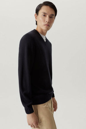 Midnight Blue | The Ultrasoft V-Neck Sweater