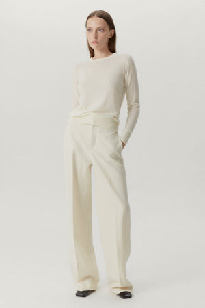 Natural White | The Ultrasoft Wool Round-Neck