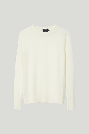 Natural White | The Ultrasoft Wool Round-Neck