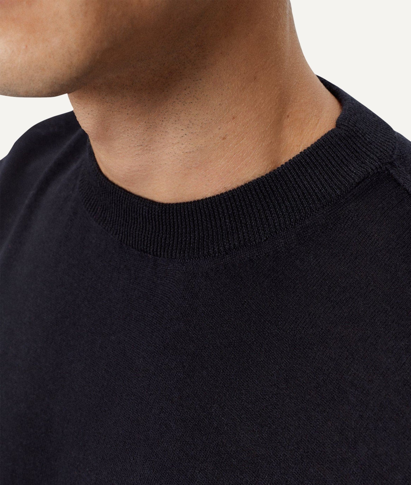 The Ultrasoft Wool T-Shirt - Midnight Blue / L