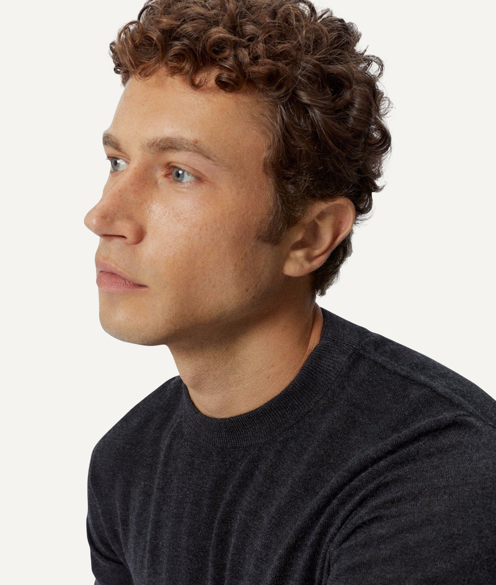 The Ultrasoft Wool T-Shirt - Midnight Blue / L