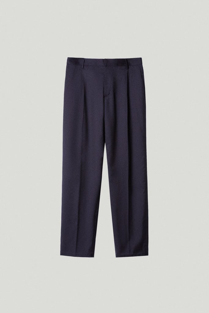 Blue Navy | The Wool Tailored Pants with Pinces