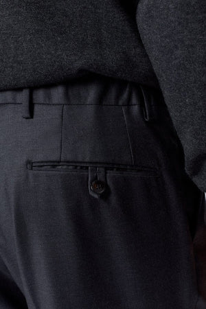 Anthracite Grey | The Wool Tailored Pants with Pinces