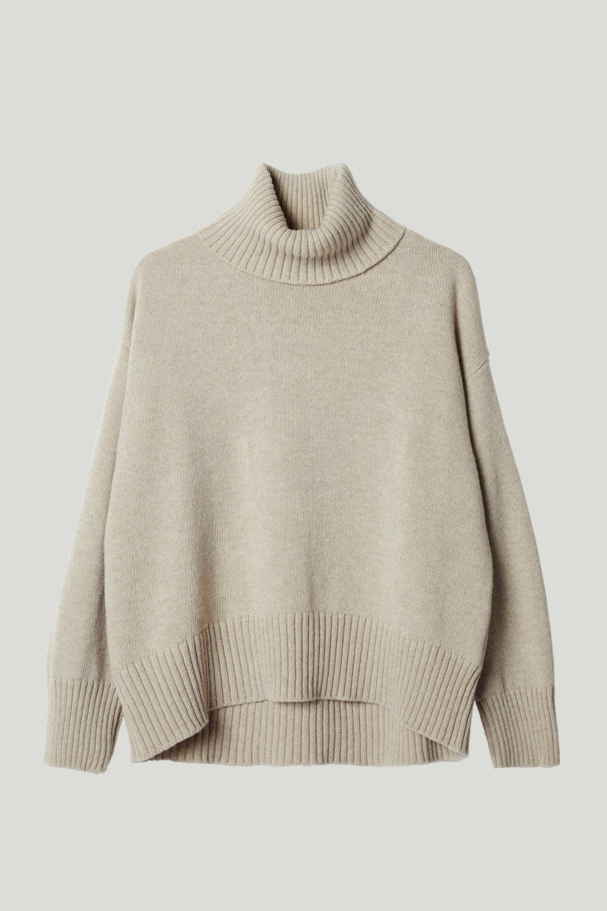 Ecru | The Woolen Chunky Roll-Neck