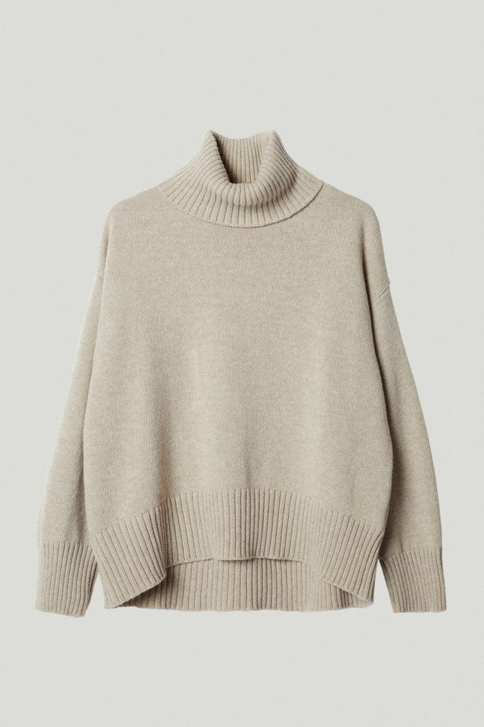 Ecru | The Woolen Chunky Roll-Neck