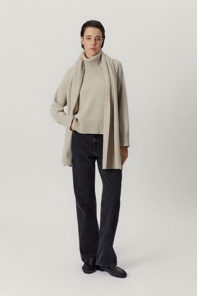 Ecru | The Woolen Chunky Roll-Neck