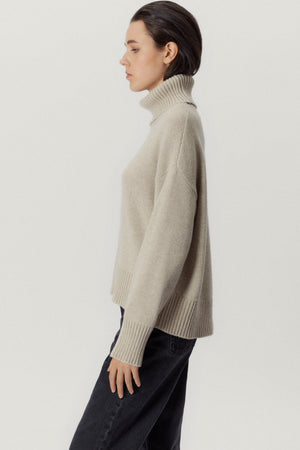 Ecru | The Woolen Chunky Roll-Neck